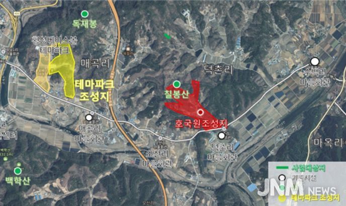 국립횡성호국원 위치도