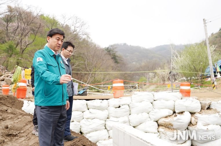 방세환 광주시장, 검복리 도시계획도로 공사 현장 점검