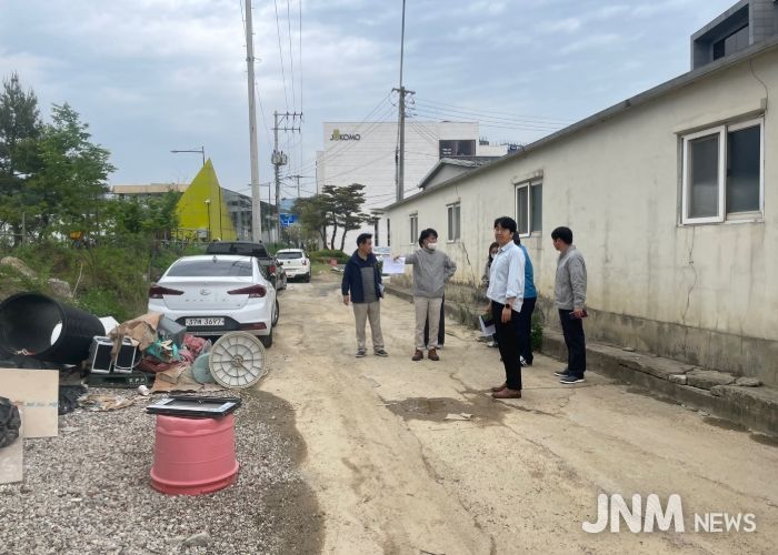 남양주시 오남읍, 폭우로 인한 재난 피해 지역 조사