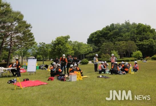 천안서북소방서, 다수사상자 구급대응훈련 실시