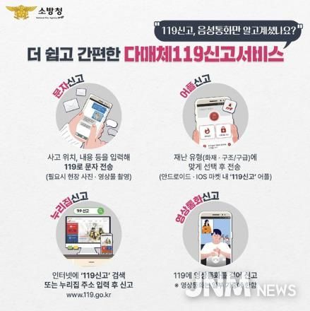 천안서북소방서,‘다매체 119신고 서비스’ 적극 홍보