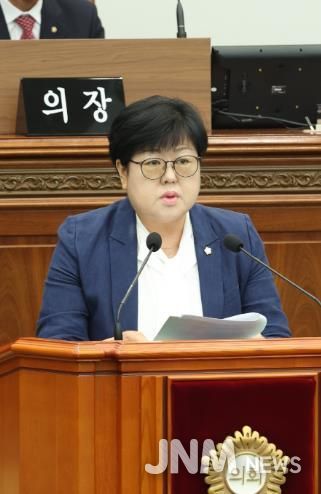 창원시의회 김미나 의원, 통합 창원시 자율통합지원금 재연장 촉구