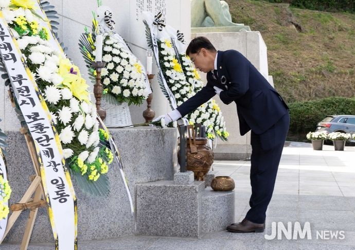 김병전 의장, 제70회 현충일 추념식 참석