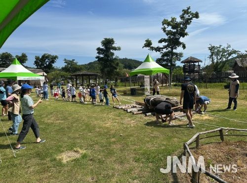 고인돌 상석 끌기