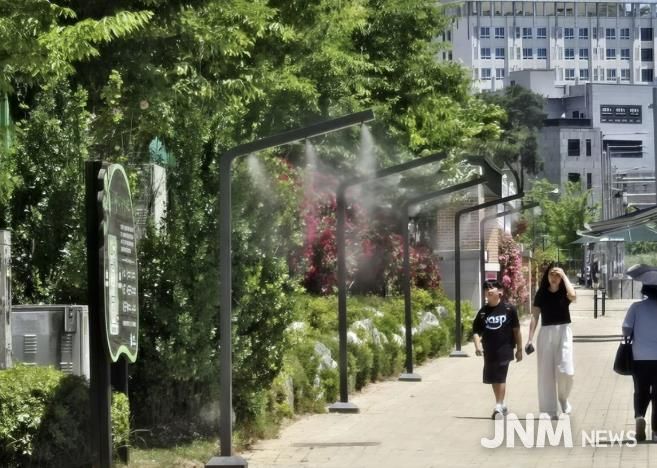 쿨링포그 설치 사진