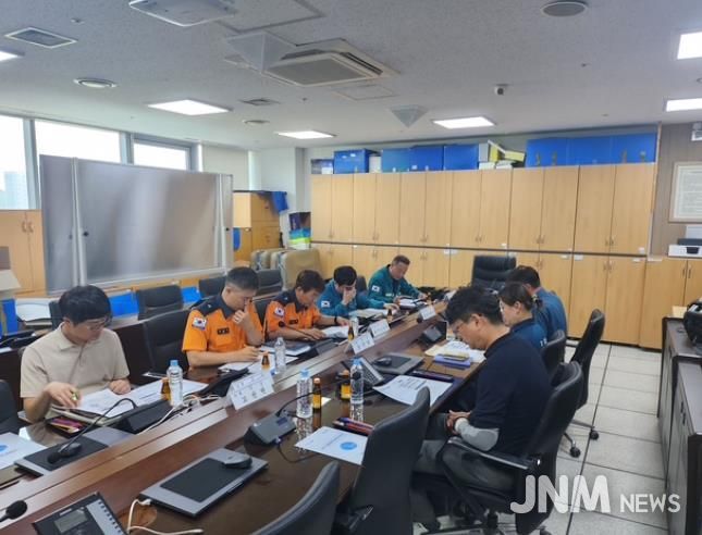 완주경찰서, 완주소방서, 한국농어촌공사 등과 실무회의