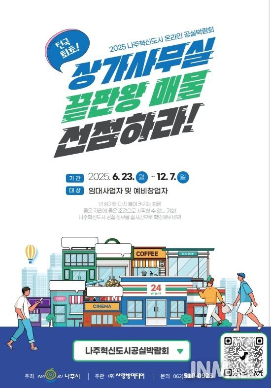 2025 나주 온라인 공실박람회 포스터. (사진제공-나주시)