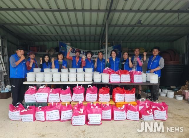 영암 서호면지사협, 사랑의 열무김치 나눔