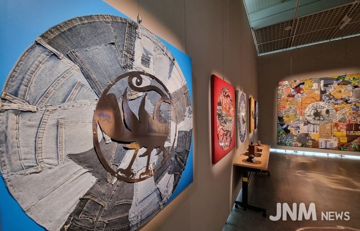 업사이클링 아트 전시전, 속초시 지역 아동들도 함께 체험했다