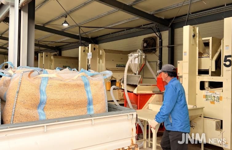 순창군, 콩 자동화 선별장 10월 20일부터 본격 운영