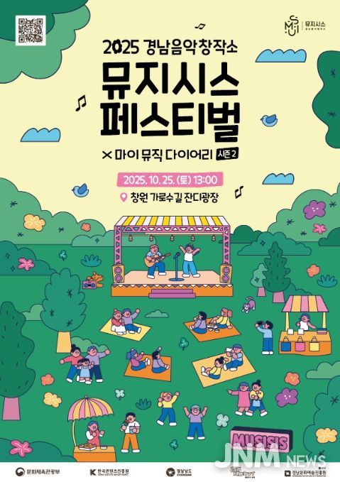 ‘2025 경남음악창작소 뮤지시스 페스티벌’ 포스터