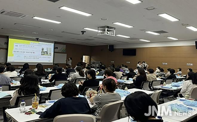 지난해 감염취약시설 감염예방관리 교육 때