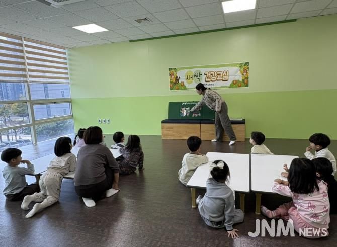 동두천시보건소, 비둘기어린이집 원아 대상 ‘새싹건강교실’ 운영