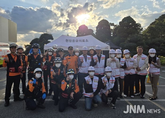 송탄보건소, 재난대비 훈련 ‘현장응급의료소’ 운영