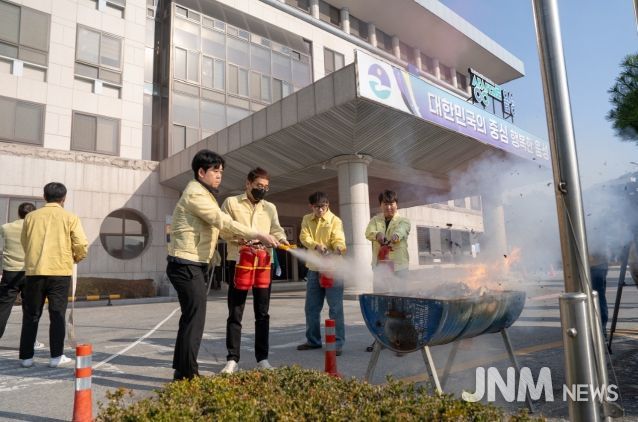 음성군, 음성소방서와 합동소방훈련 실시