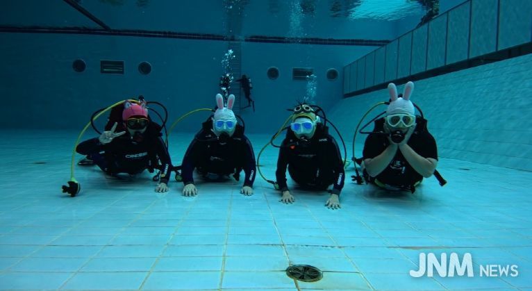 부평구학교밖청소년지원센터,‘스쿠버다이버’직업 체험 진행