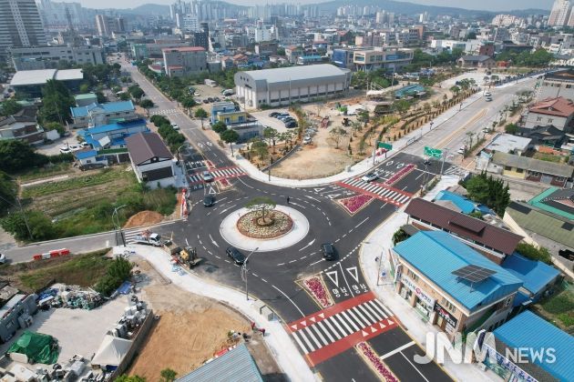 부안군, 회전교차로 확대 사고 예방 효과 탁월