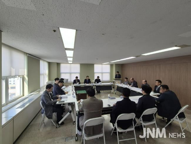 대장·역곡신도시 공사업체와 지역업체 간‘상생 간담회’ 개최 모습