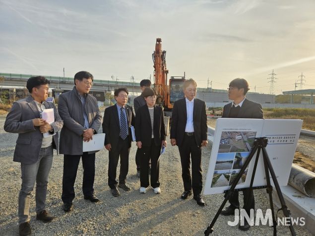 전북도, 익산 송학동 상습 침수지역 대응사업 현장 점검