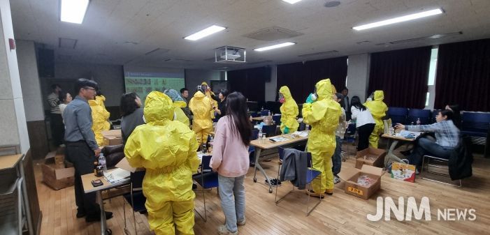제천시보건소, 생물테러 대비·대응 소규모 훈련 실시