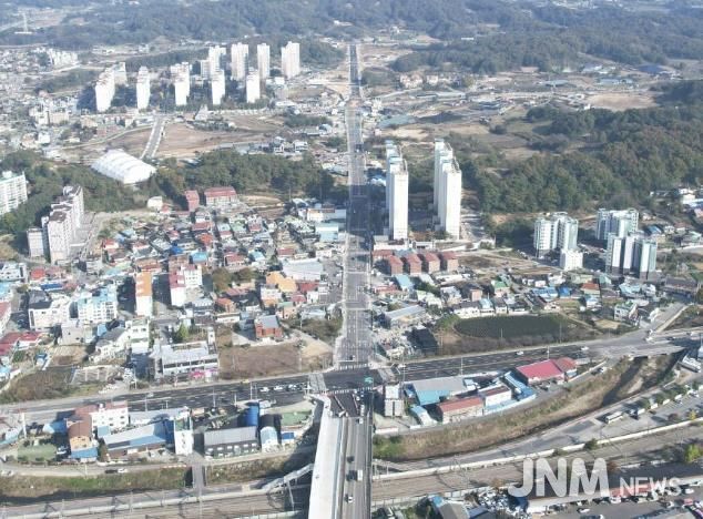 장야~상야간 도시계획도로 개통