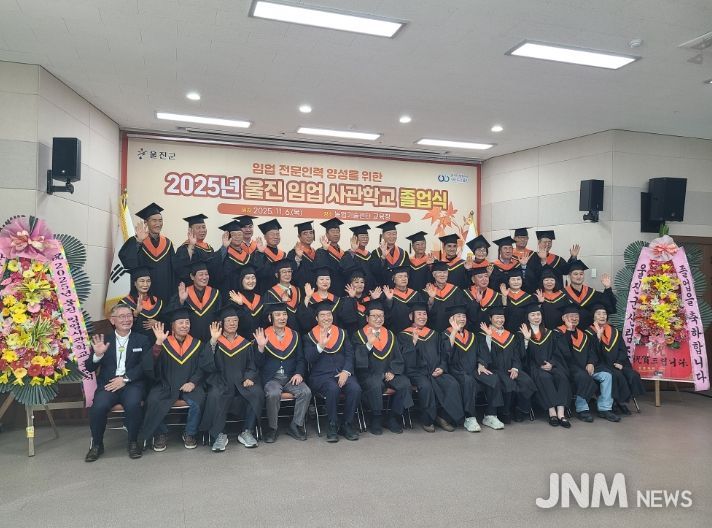 2025년 울진임업사관학교 졸업식