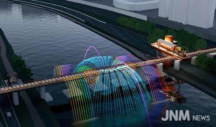 경춘철교 전망대 야간경관 조감도