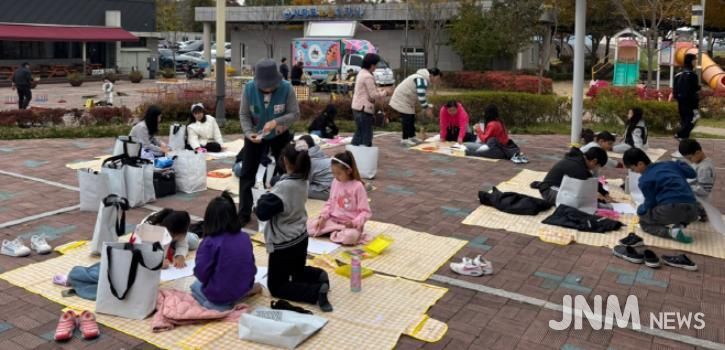 제2회 마을만들기 어린이 사생대회 현장