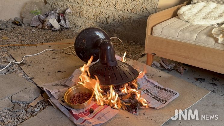 둔산소방서, 불조심 강조의 달 맞아 화재 재현 실험