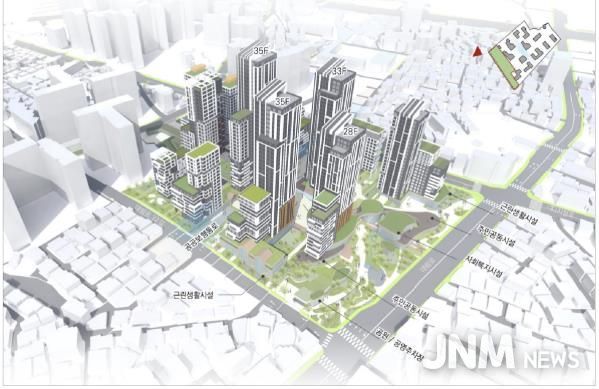 대림동 855-1번지 일대 대림1구역 주택정비형 재개발사업 조감도