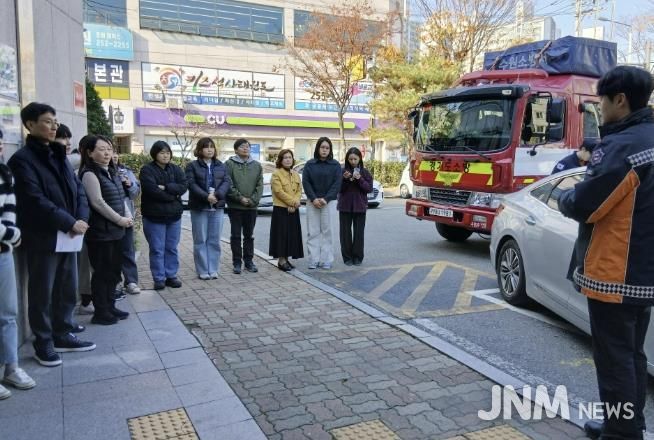 수원시 장안구 조원1동, 2025년 합동 소방훈련 실시