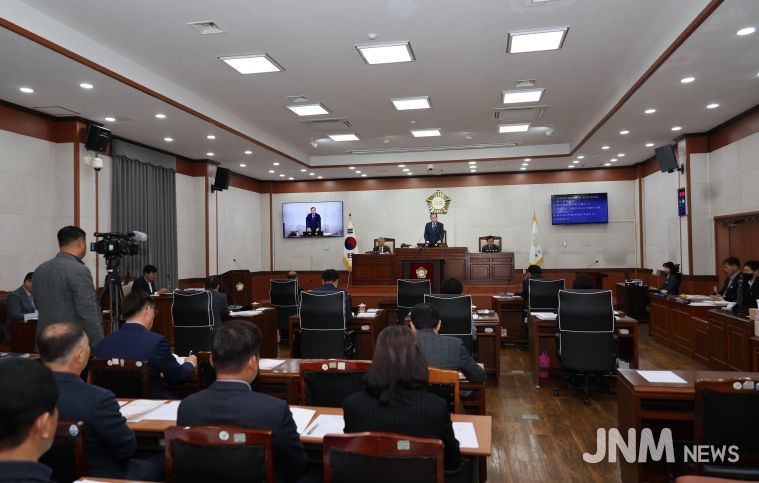 장흥군의회, 제303회 제2차 정례회 개회