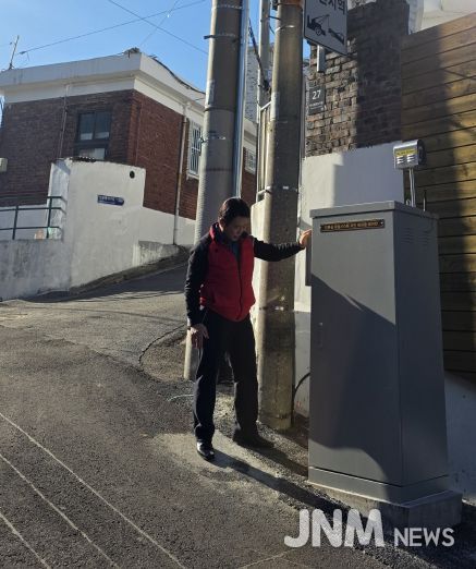 노윤상 의원, 삼양동. 삼각산동. 겨울철 결빙 취약구간 열선 설치 완료 보고