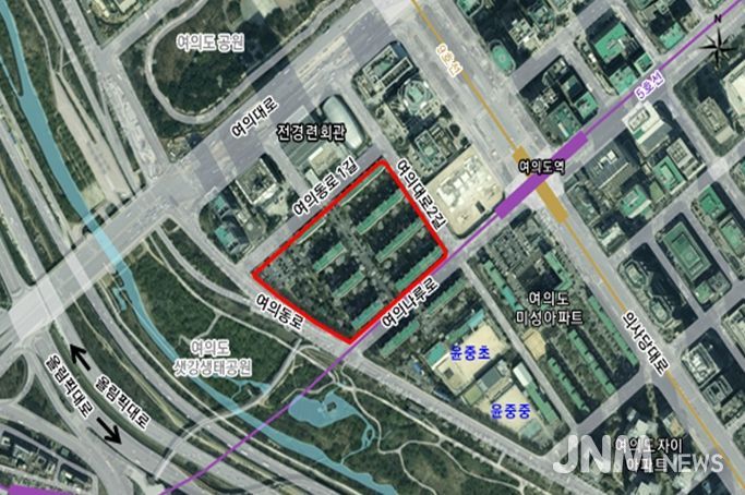 위치도 (영등포구 여의도동 28 일대)