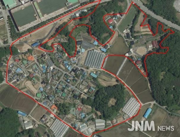 구암지구 위치도