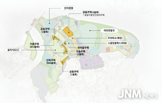 솔라시도 기업도시 주택단지