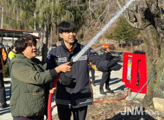 완주소방서, 동상면 은천마을 비상소화장치 신규 설치… 주민 초기대응 능력 강화
