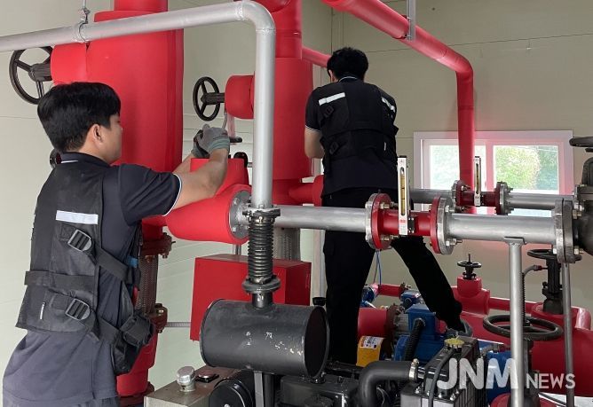 동절기 화재 예방 노인복지시설 점검 사진