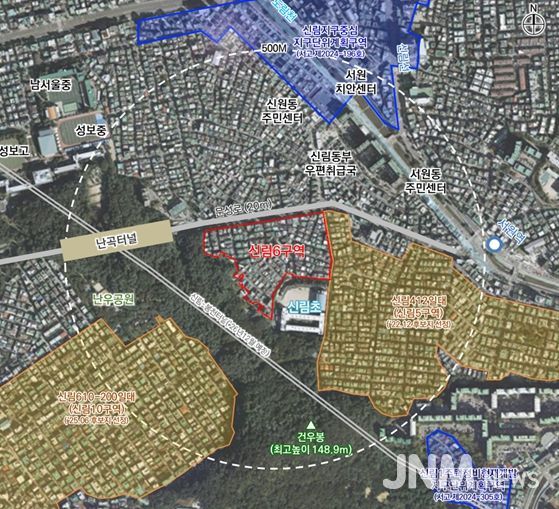 위치도 (관악구 신림동 419-1번지 일대)