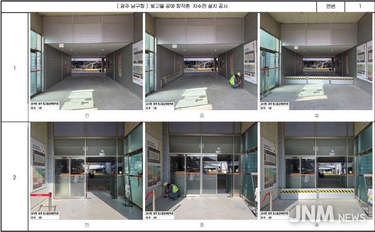 차수판 설치공사