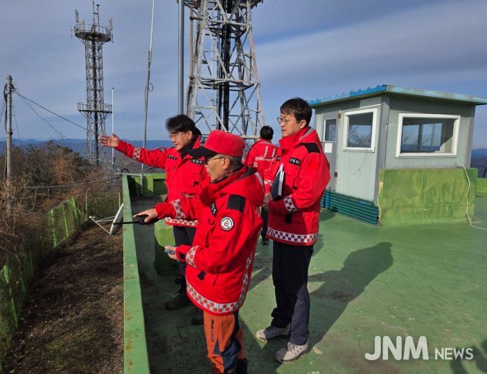 밀양시, 새해맞이 산불 감시초소 격려 방문