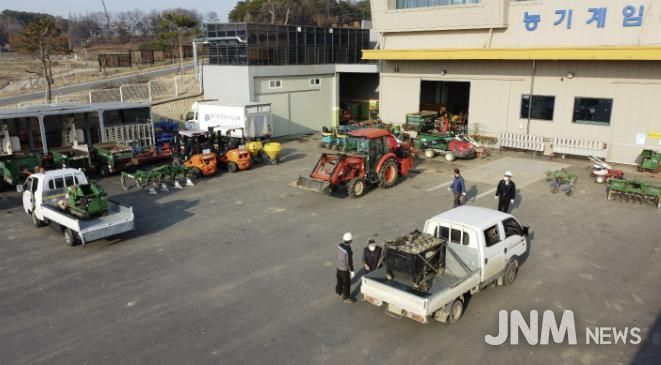 군 농기계임대사업장 전경