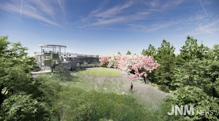 진주시, ‘진양호 노을전망대 조성공사’ 착공 - 조감도