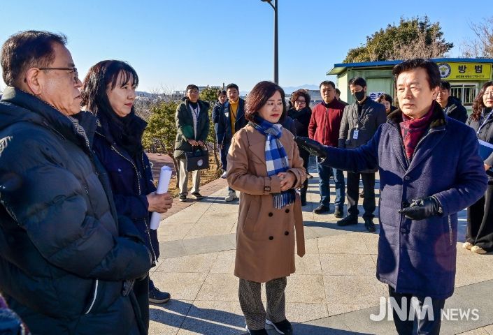 충무공동 주차불편 민원 현장점검