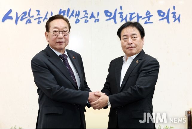 김동규 의원, ‘백범 장손’ 김진 광복회 상임부회장 접견