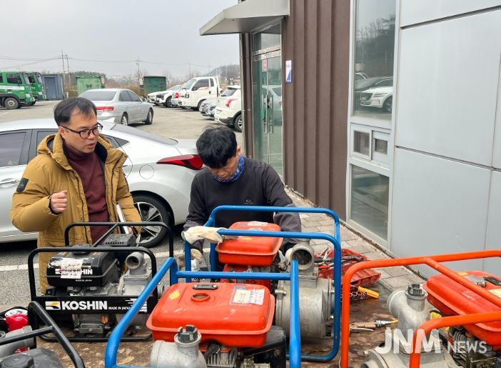 농번기 대비 양수기 점검 ‘영농 지원 강화’