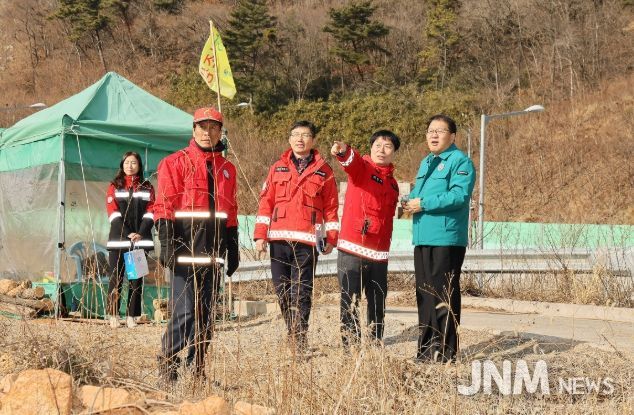 장금용 창원특례시장 권한대행, 산불대응체계 점검 실시