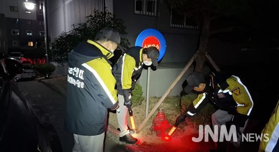 노후 아파트 야간 취약시간 안전순찰