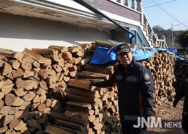 화목보일러 연료(가연물) 보관 장소 점검