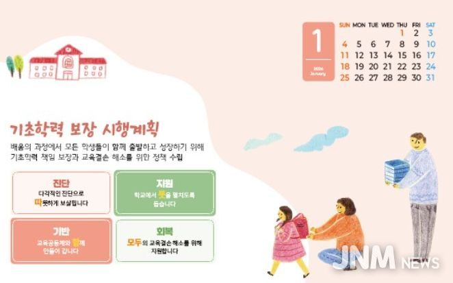 ‘2026 유․초등교육과 주요 사업 달력형 홍보자료’ 제작․배